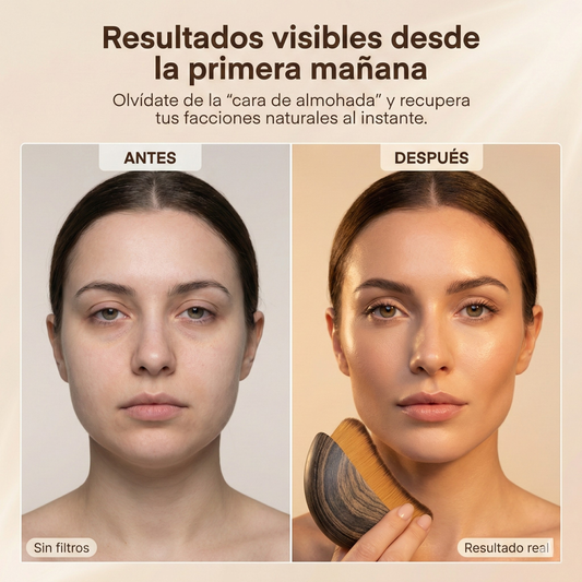 Cepillo Facial de Drenaje y Contorno Linfático CLAVE™| Rostro Más Delgado en 1 Min